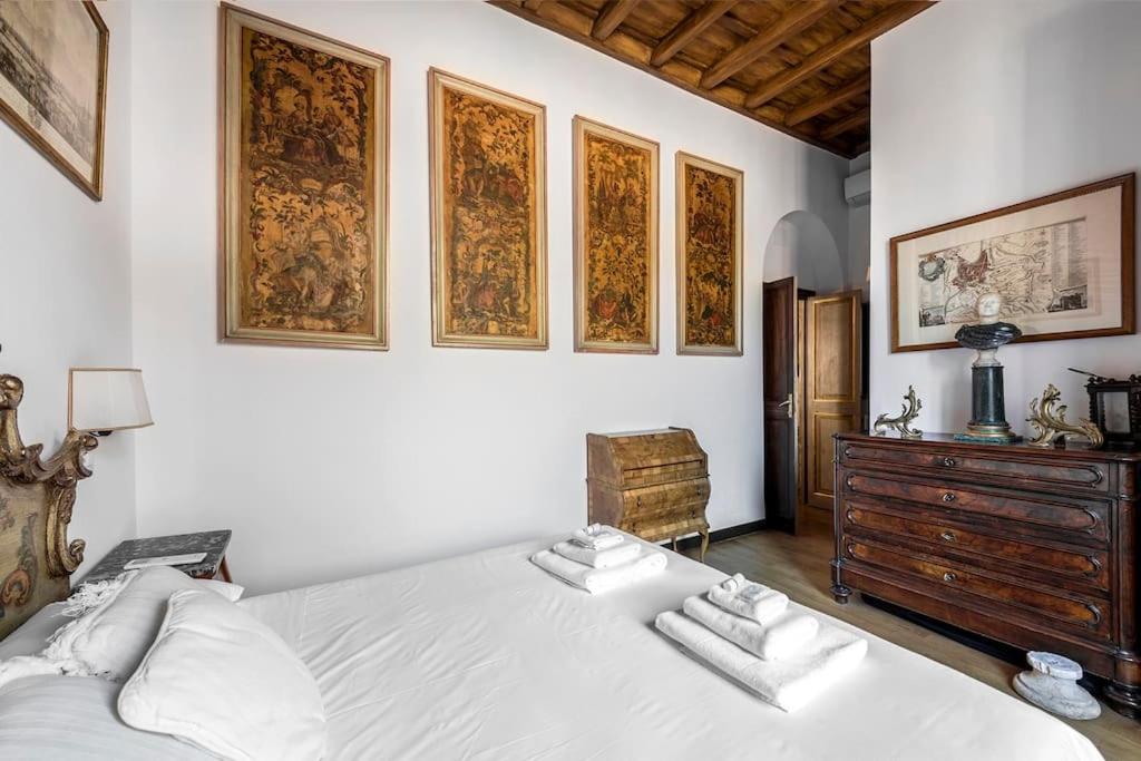 Piazza Navona Historical Palace Rome Buitenkant foto