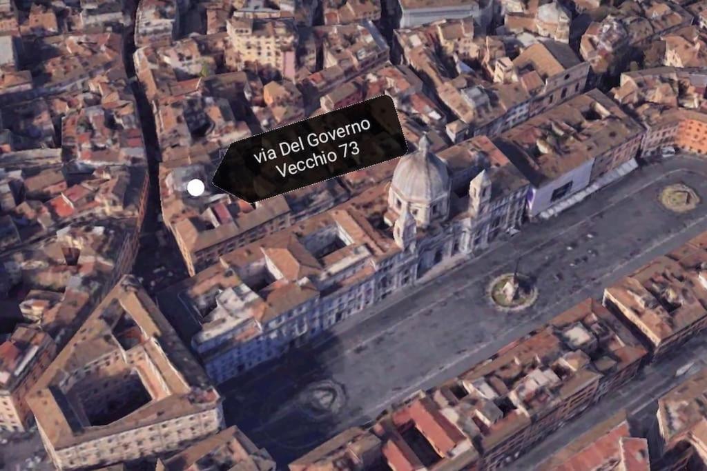 Piazza Navona Historical Palace Rome Buitenkant foto