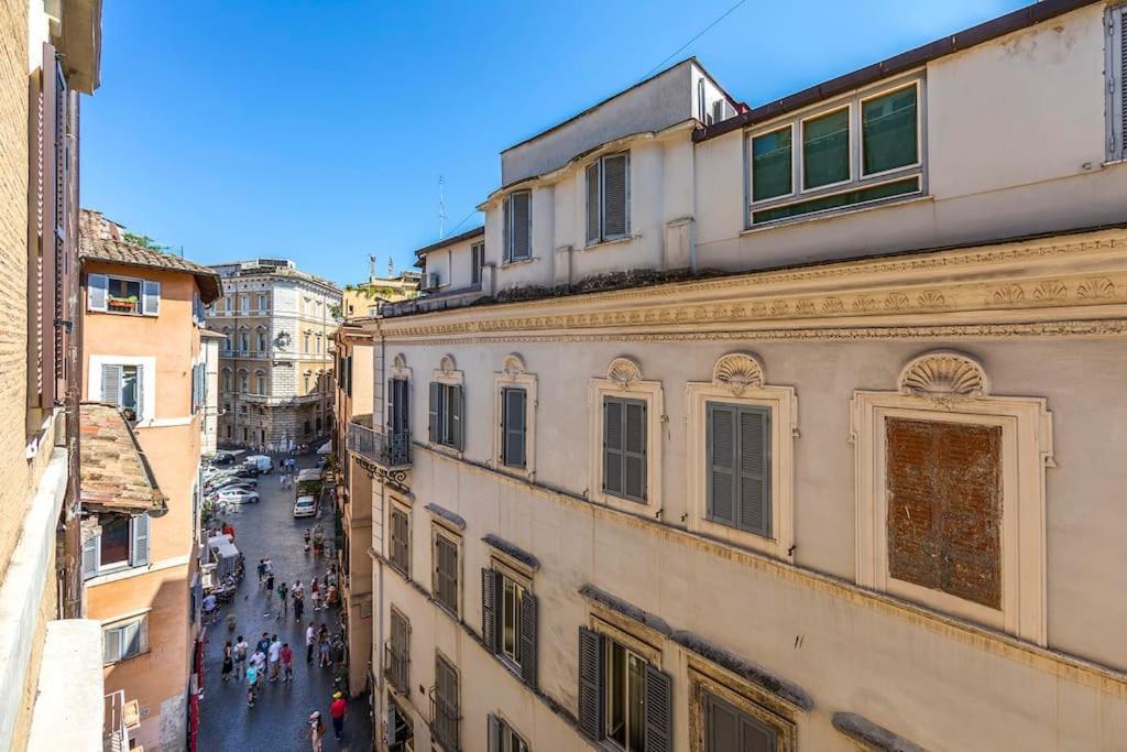 Piazza Navona Historical Palace Rome Buitenkant foto