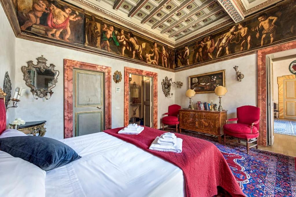 Piazza Navona Historical Palace Rome Buitenkant foto