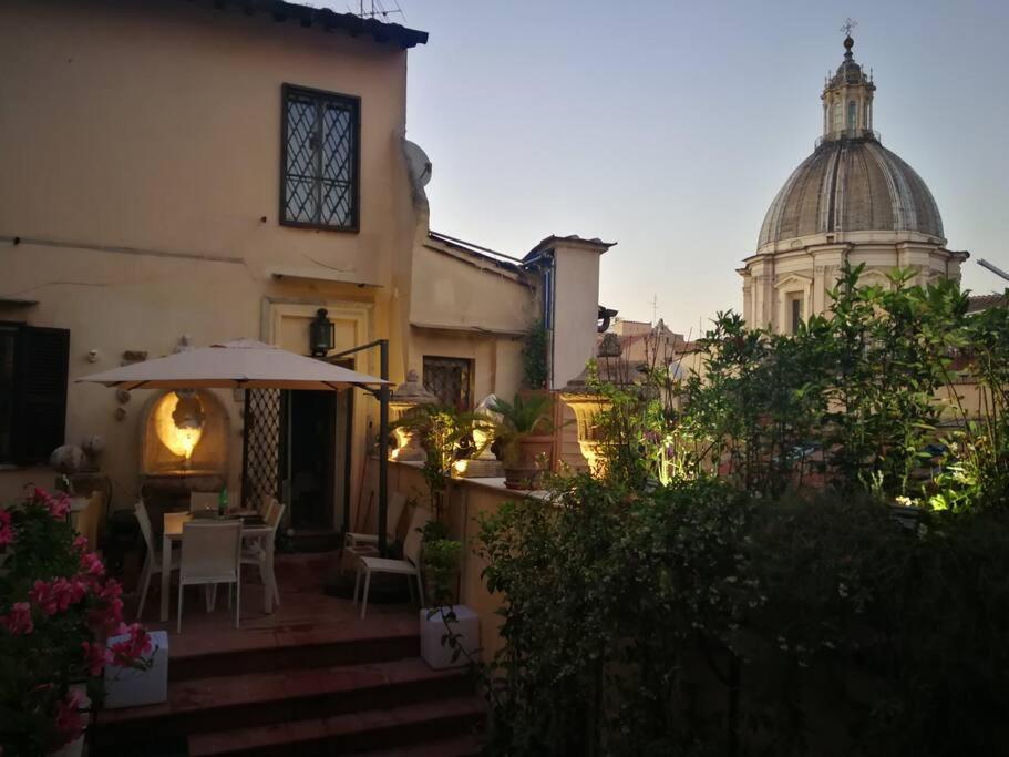 Piazza Navona Historical Palace Rome Buitenkant foto